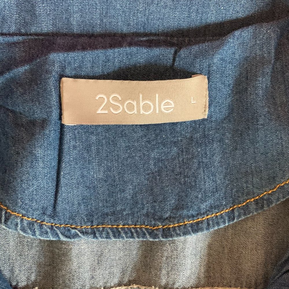 2Sable Denim Vest - Picture 8 of 8